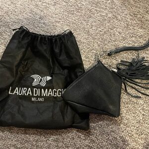 Laura Di Maggio Italian leather wristlet